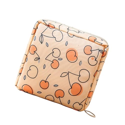 Damenbinden | Bedruckte Perioden-Tasche | Niedlicher Druck Damenbinden Tasche für Teenager – Tragbare Mädchen Periode Tasche, Feminine Pflegezeit Taschen für Slipeinlagen / Binden / Damenbinden von Generisch