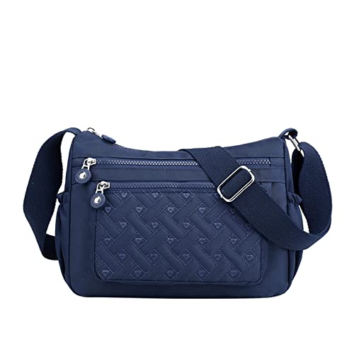 Damenhandtaschen Damentaschen Umhängetasche Lässige Umhängetasche mit für Damen,Wasserdichte Ä,Ä Fahrrad Ängetaschen Herren (Blue,One Size) von Generisch