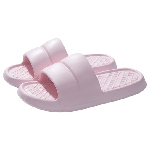 Damenschuhe 40 Sneaker Sommer-Hausschuhe für Herren und Damen mit Dicker Sohle, rutschfest, für den Innen- und Außenbereich, Freizeit-Badezimmer-Hausschuhe mit weicher Sohle Schuhe Damen 80 (41) von Generisch