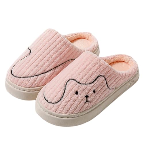 Damenschuhe 43 44 Absatz Paare Männer Frauen Slip On Pelzigen Flache Hause Winter Runde Zehe Halten Warme Drucke Hausschuhe Schuhe Schuhe Damen Blumen (39) von Generisch