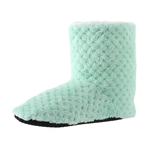 Damenschuhe Damen Stiefeletten Ankle Boots Klassische Mode Bequeme Baumwollschuhe für Winter Stilvolle Damenfußbekleidung (Green, 38) von Generisch