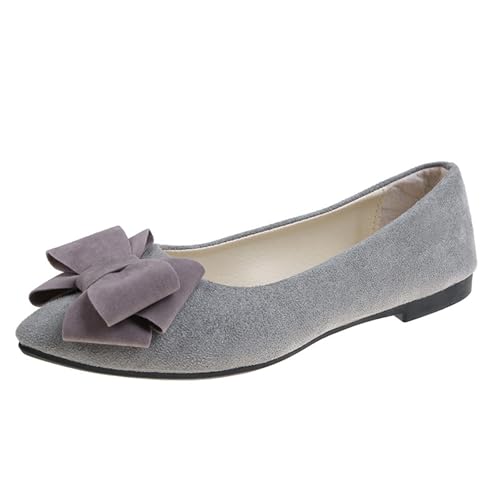 Damenschuhe Elegant Und Bequem Sommer - Balerinaschuhe Spitze Kleidschuhe Wildleder Bootsschuhe Klassische Flachschuhe Geschlossene Ballerinas Leicht Walkingschuhe Sommers Arbeitsschuhe Damenschuhe Elegant Und Bequem Sommer - Balerinaschuhe Spitze Kleidschuhe Wildleder Bootsschuhe Klassische Flachschuhe Geschlossene Ballerinas Leicht Walkingschuhe Sommers Arbeitsschuhe von Generisch