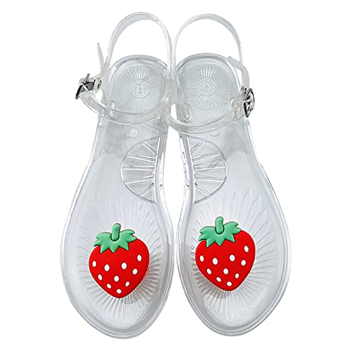 Damenschuhe Keilabsatz 39 Damenschuhe Hersteller Transparente Geleeschuhe Damen Flache Hausschuhe Sommerhausschuhe Strandgelee Snowboard Schuhe Damen 40 (CL2, 37) von Generisch