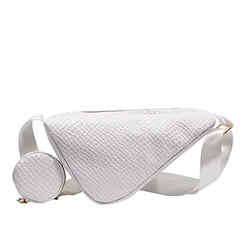 Damentasche Mode Persönlichkeit Handtasche Tiermuster Tasche Messenger Bag Schultertasche Kleine Schultertaschen für Frauen, weiß, Einheitsgröße von Generisch