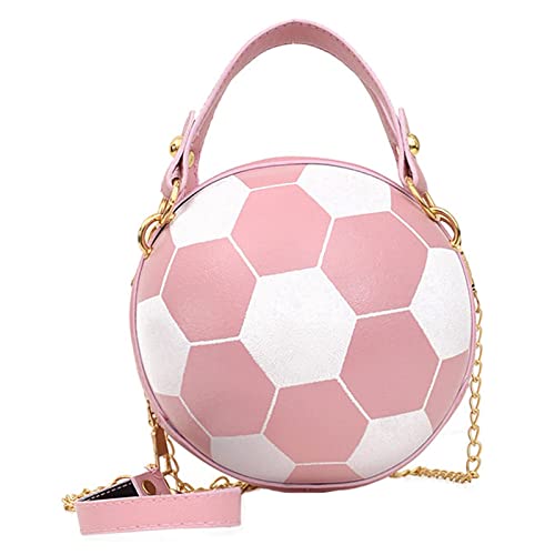 Damentasche Modische Fußballtasche Vielseitige Umhängetasche Messenger Bag Extra Groß Schultertasche, rose, Einheitsgröße Damentasche Modische Fußballtasche Vielseitige Umhängetasche Messenger Bag Extra Groß Schultertasche, rose, Einheitsgröße von Generisch