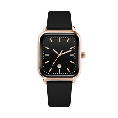 Damenuhr Armbanduhren Modische Damenuhr Wunderschöne und kompakte Damenuhr Lässige und stilvolle Elegante Damenuhr Damen Uhren Analog Quarz Edelstahl (A, One Size) von Generisch