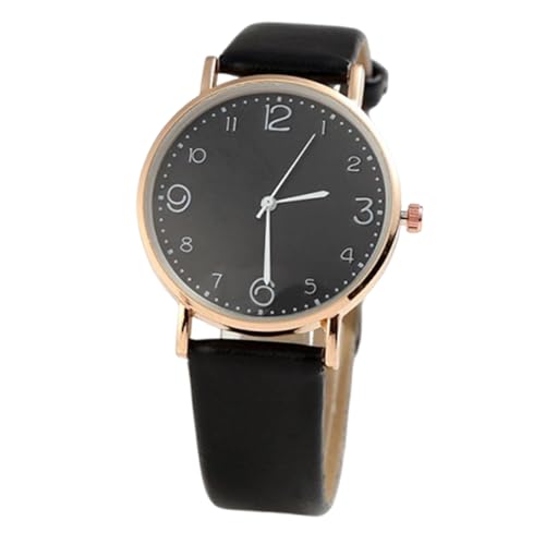 Damenuhr - Damenarmbanduhren | Ladies Ultra Shin Uhren | Luxus Weiche Band Uhr | Bequeme Mode Timing-Werkzeug Mit Weichen Riemen Für Die Reise Von Bu, schwarz, riferimento alla descrizione, Siehe von Generisch