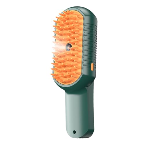 Dampfkatistische Pinsel zum Schuppen, Katzendampferpinsel | Sanfte Katzenschuppen mit Dampf | Multifunktionales Haustier -Haarentfernungswerkzeug Kamm Entspannungsmassagegeräte für lange und kurze Man von Generisch