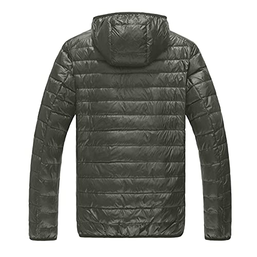 Daunenjacke-HERREN-Ultraleicht-Packbar-Steppjacke-HERREN-Leicht-Mit-Kapuze-Übergangsjacke-Warm-Winterjacke-Leichte-Steppmantel-Outdoor-Jacken-Wintermäntel-Pufferjacke-Sportjacke-Funktionsjacke von Generisch