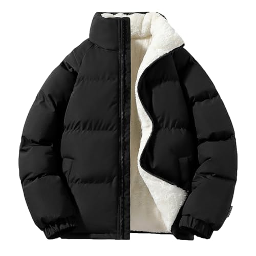 Daunenjacke Herren Skijacke Herren Große Größen Skijacke Warme Stehkragen Langarm Mantel Parka Herren Winter Leichte Winter Jacket Men Meine Bestellungen Anzeigen 1#schwarz XXL von Generisch