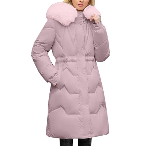 Daunenmantel Damen Lang, Daunenmantel Damen Winter Elegant Outdoor Wintermantel Mit Kapuze Weiche Grosse Grössen Steppmantel Leichter Puffer Mit Hohem Kragen Winterjacke Daunenmantel Damen Lang, Daunenmantel Damen Winter Elegant Outdoor Wintermantel Mit Kapuze Weiche Grosse Grössen Steppmantel Leichter Puffer Mit Hohem Kragen Winterjacke von Generisch