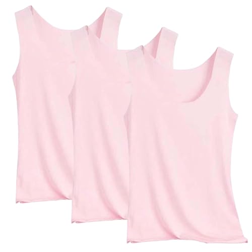 Deals Of The Day 3er Pack Tank Top Damen Unterhemd Stretch Basic Tops Unterwäsche Hemden Enges Top Leicht Tanktop Sport Unterhemden Mädchen Warehouse Deal Outlet Shop von Generisch