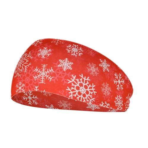Dehnbare Weihnachts-Stirnbänder für Frauen, Weihnachts-Haar-Accessoires, rutschfeste Kopfbedeckung für Frauen, Weihnachtsparty, Cosplay (klassisches Muster) Laufweste Herren (B, One Size) von Generisch