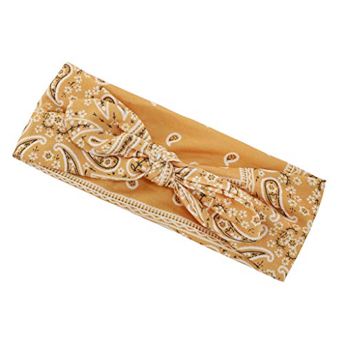 Dehnbares Haarband für Damen, Sport, Schweiß, Cashew-Muster, Kopfwickel, Haarband, Hautpflege, funktional, nachhaltig, Make-up-Stirnbänder von Generisch