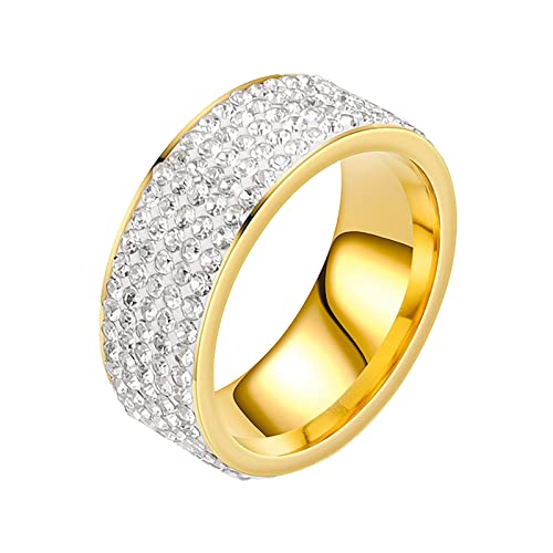 Der Der Ringe Zwei Fünf-Ring, modischer Paarring aus Ringe Partnerringe Blau (Gold, 12) von Generisch