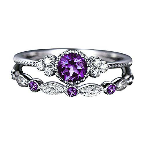 Der Ringe Reise Durch Mittelerde Schatten Krieges 1 Set 510 Paar Größe Damen Ring Schmuck Ringe Mode Paar Ringe Wer Hat Ringe (Purple, One Size) von Generisch