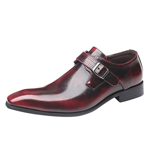 Derby Schuhe Herren Wildleder leichte Schuhe Slipper Herren Chelsea Boots Herren Leder 39 Shoes schnürschuhe Herren elegant Monk Strap Schuhe Herren braun Tanzschuhe Herren breite füße von Generisch