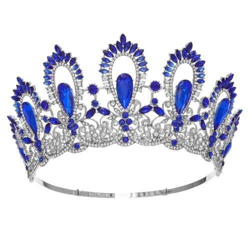 Diadem Brautkrone, Diadem, hohe Festzugskrone, Hochzeitszubehör, handgefertigt, Strasssteine Diadem Brautkrone, Diadem, hohe Festzugskrone, Hochzeitszubehör, handgefertigt, Strasssteine von Generisch