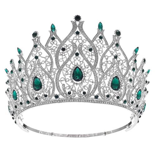 Diadem und Krone für Damen, verstellbar, Miss World, Schönheitswettbewerb, Krone, Braut, Königin, Show Tiara von Generisch