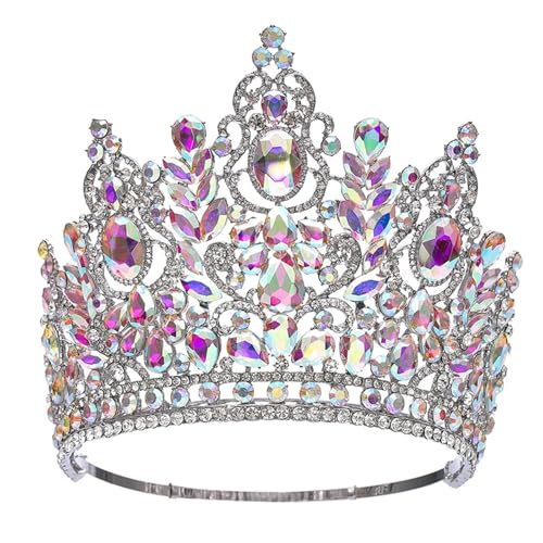 Diademe und Kronen für Damen, Stirnband, Hochzeit, Haarschmuck, Prinzessinnenschmuck, Zubehör, Festzugskrone von Generisch