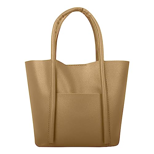 Die einfarbige, große Tasche für Damen und Herren ist geeignet für alle Altersgruppen, khaki, Einheitsgröße Die einfarbige, große Tasche für Damen und Herren ist geeignet für alle Altersgruppen, khaki, Einheitsgröße von Generisch