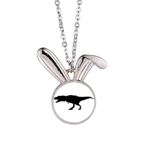 Dinosaurier-Bs Miniatur-Anhänger, Kaninchen, Tierschmuck, Geschenk von Generisch