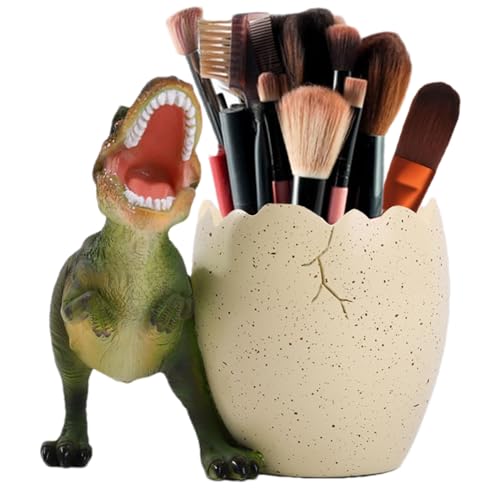 Dinosaurier-Eier-Stifthalter, niedlicher Schreibtisch-Organizer mit großer Kapazität, lustiger Schreibtisch-Aufbewahrungsbehälter für Stifte, Bleistifte und Zubehör, dekorativer Halter für Zuhause von Generisch