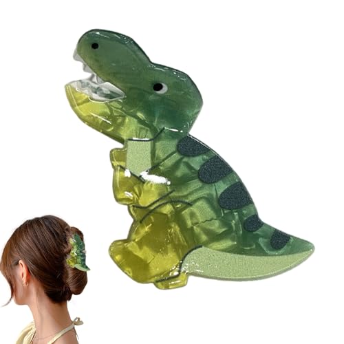 Dinosaurier-Haarspange, Dinosaurier -Haarspangen für Mädchen | Niedliche Dinosaurier-Haarspange für Mädchen,Stilvolle, trendige Haarklammer aus Acryl für den täglichen Gebrauch, kleine von Generisch