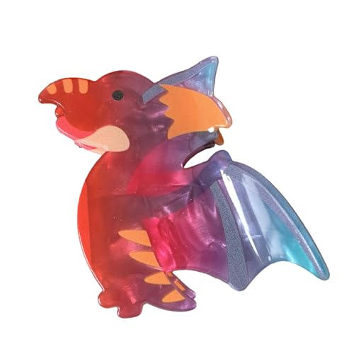 Dinosaurier-Haarspangen, Acryl-Dinosaurier-Klauennadel, rutschfest, Kopfschmuck, Styling-Werkzeuge, starker Halt, Haarschmuck für Damen und Mädchen von Generisch