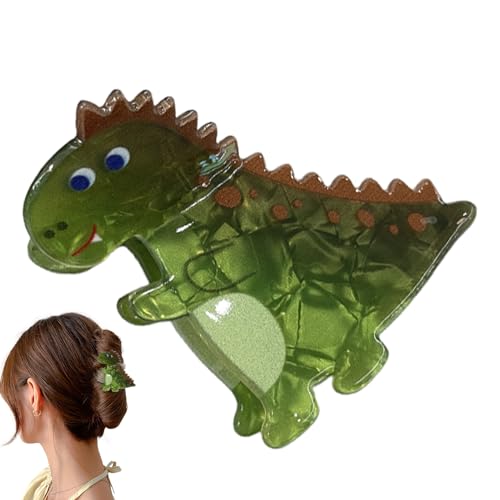 Dinosaurier-Haarspangen, Dinosaurier-Haar-Accessoires, Dinosaurier-Dekorationszubehör, Modischer, kreativer Acryl-Haarschmuck für Kleinkinder, Kinder, Kinder, den täglichen Gebrauch von Generisch