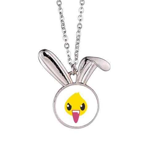 Dinosaurier-Königreich, "Love You", Kaninchen-Halskette, Anhänger, Hase, Tierschmuck, Geschenk von Generisch