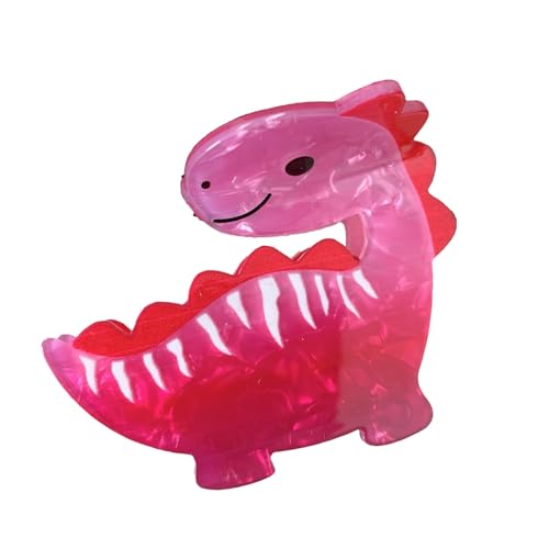 Dinosaurierhaarklammern, Acrylhaarclip | Acryl lustige Dinosaurier Clips | Nonslip Headdress Styling Tools Starke Haarzubehör für Frauen Mädchen von Generisch