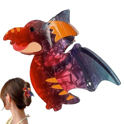 Dinosaurierhaarzubehör - Süße Neuheit Dinosaurier Barrettes | Dinosaurier -Nicht -Slip -Haarmuschel, Kreative Stilvolle, Trendige Haarclips Für Kleinkind, Kinder. Jeder Haartyp Und Jeder Stil von Generisch