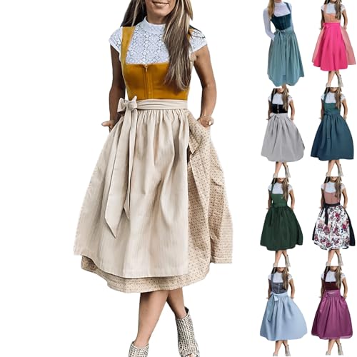 Dirndl Bluse, Dirndlbluse Spitze Schwarz, Midi Dirndl Grosse Grössen Dirndlkleid Ohne Dirndlbluse Trachtenkleid Modern Trachtenmode Kleid Oktoberfest Outfit von Generisch