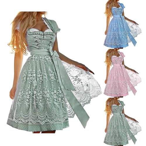 Dirndl Damen Retro Dirndelkleider Trachtenmode Dirndlkleider Trachtenrock Spitze Kleid Traditionelles Für Karneval Oktoberfest Party Kostüm Besondere Anlässe Für Trachten Festlichkeiten Dirndl Rock Dirndl Damen Retro Dirndelkleider Trachtenmode Dirndlkleider Trachtenrock Spitze Kleid Traditionelles Für Karneval Oktoberfest Party Kostüm Besondere Anlässe Für Trachten Festlichkeiten Dirndl Rock von Generisch