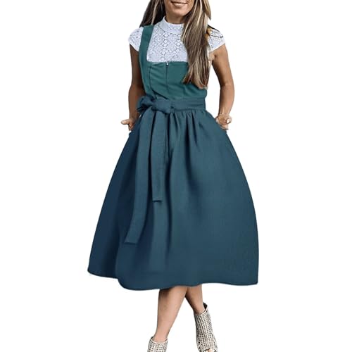 Dirndl & Dirndl-Sets Für Mädchen, Bierfest Deutsch, Midi Dirndl Grosse Grössen Dirndlkleid Ohne Dirndlbluse Trachtenkleid Modern Trachtenmode Kleid Oktoberfest Outfit von Generisch