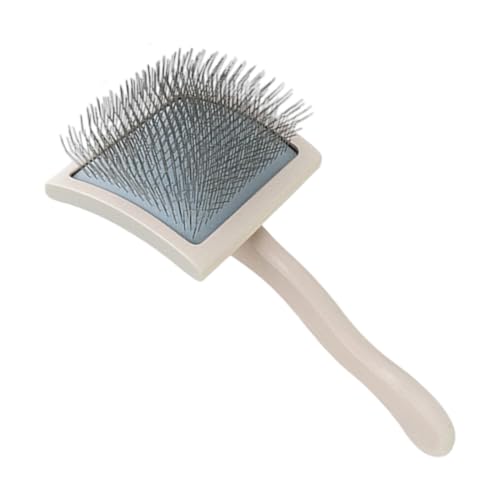 Dogs Slicer Brush - Sticker Slicer Slicer Dog Slicer, entfernt loses Fell | Leicht zu reinigende versenkbare Borsten, Slicer Pinsel mit Schutz, Pinsel mit Schutzkugeln Massagestift von Generisch
