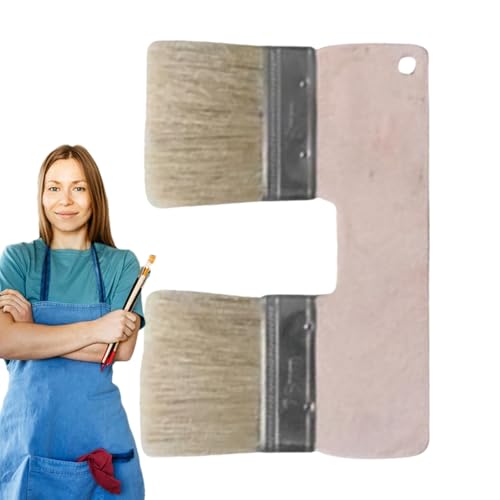 Doppelpinselfarbe - u -verdrängte Wandbürsten | 3 -inch Acrylpinsel, Kinderfarbe, vielseitige Accessoires für künstlerische Farbe und Wände von Generisch