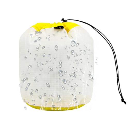 Drawstring Bags, Outdoor Makeup Pouch, 8.27x7.09x0.79 Inches Lightweight Material & Compact Design, Small Waterproof Storage Bag for Sports Gym Travel Beach Camping Vacation Baby Nursery Moving House von Generisch