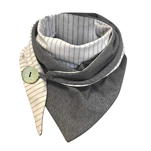 Dreieckschal Damen Schal Knopfschals Wickelschals Lässige Frauen Elegant Farbe Katze Tier Drucken Button Dreieckstuch Warmer Button Lieblingsschal von Generisch