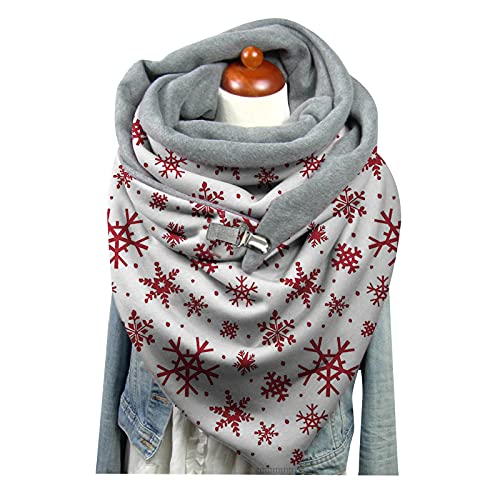 Dreieckstuch Schultertuch Für Damen Schlauchschal Einfache Weicher Scarf Winterschal Wrap Soft Halswärmer Warm Warmer Wickelschal Damenschal Halstuch Dreieckschal Fleeceschal Herbstschal von Generisch