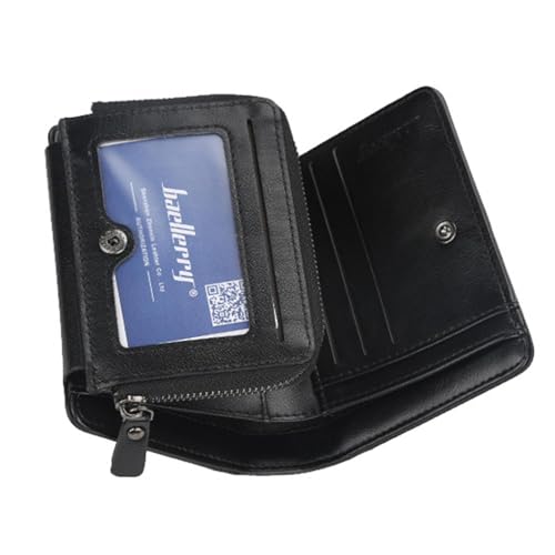 Dreifach-Geldbörse | PU-Geldklammer-Geldbörse mit mehreren Kartenfächern und Reißverschluss - Business-Geldbörse mit Reißverschluss und mehreren Kartenfächern für Geschenkkarten, Sozialversicherungska von Generisch