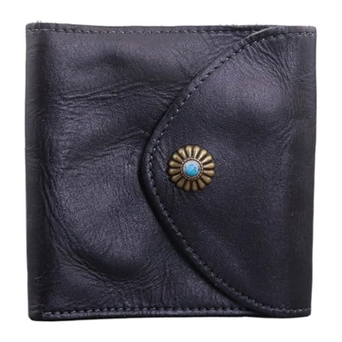 Dreifach-Geldbörse aus Leder, Dreifach-Geldbörse - Geldbörse aus PU-Leder mit Kartenfächern,Multifunktionale tragbare dreifach Faltbare Geldbörse, kompakter Kleingeldhalter von Generisch