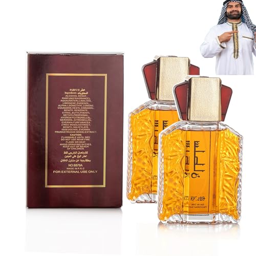 Dubai Eau de Parfum für Männer, Elegantes langanhaltendes Parfüm, Magische Amor-Düfte für Männer, Eau de Toilette Spray, Parfüm für Männer (2 Stück) von Generisch