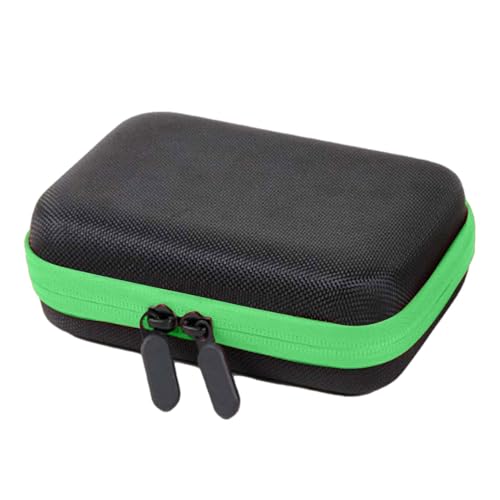 Duftöl-Organizer-Halter – Ölflaschenetui, Öl-Organizer-Halter für 12 Flaschen, ätherische Öle, Aromatherapie-Öle, stoßfeste Öltasche für Öle, Aufbewahrungs-Organizer, grün, Refer to description von Generisch