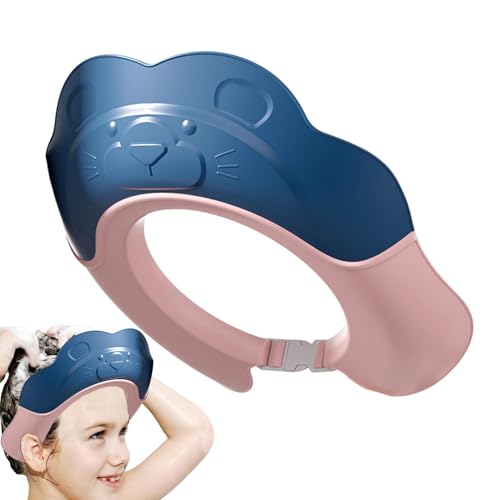 Duschhaube für Kinder, Schild für Badehut, Haarspül-Schild – weich verstellbar für Kinder, Shampoo, Bad, Baden, Duschhaube, Mütze, Lavag von Generisch
