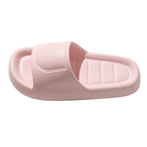 Duschschuhe Damen Rutschfest Wolken Hausschuhe Damen Peep Toe Slippers Mit Weichen Sohlen Leicht Slide Slip-On Sandaletten Muffin Sandalen Einfarbig Schlappen Atmungsaktiv Strandpantoffeln von Generisch