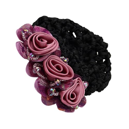 Dutt-Abdeckung für Haare, Schleifenblume, Dutthalter für Damenhaar, Blumen-Haarknoten, Haar-Accessoires für Frauen, Haarspange für Bankangestellte, Kellner von Generisch