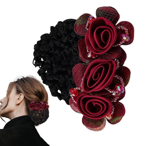 Dutt-Abdeckung für Haare, Schleifenblume, Dutthalter für Damenhaar, -Haarknoten, Haar-Accessoires für Frauen, Haarspange für Bankangestellte, Kellner von Generisch