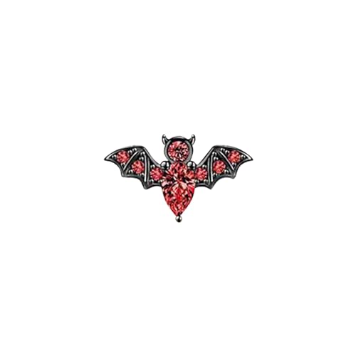 Earrings Jewelry Fledermaus-Knorpelstecker, Lippenstecker, Bauchnabelstecker,Fledermaus-Piercing-Set, Ohrringe, Schmuck für Frauen und Mädchen Perlenohrringe Damen (BK2, 1. 3cm) von Generisch